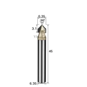 Mũi CNC 1/4 x 6mm MSV-90-TW
